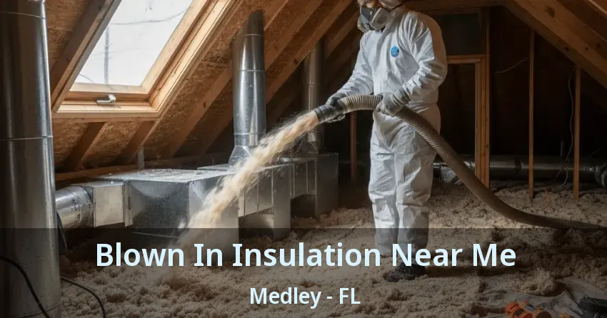 Blown In Insulation Near Me Medley - FL