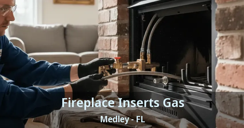 Fireplace Inserts Gas Medley - FL