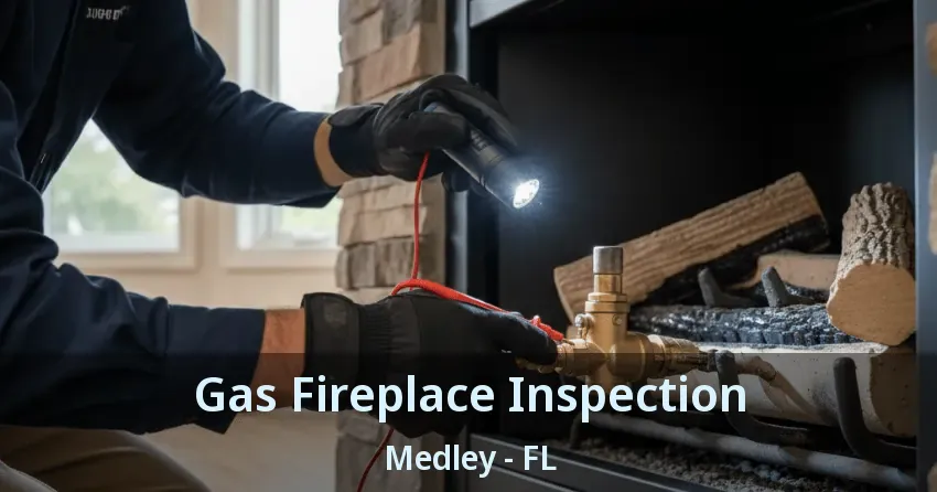 Gas Fireplace Inspection Medley - FL