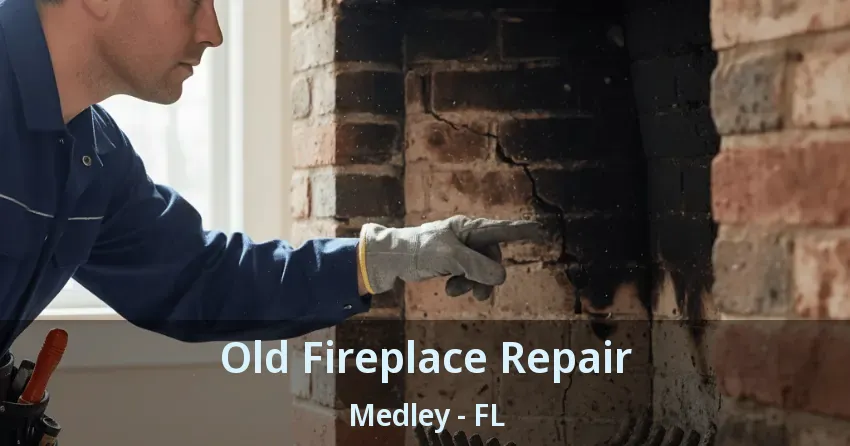 Old Fireplace Repair Medley - FL