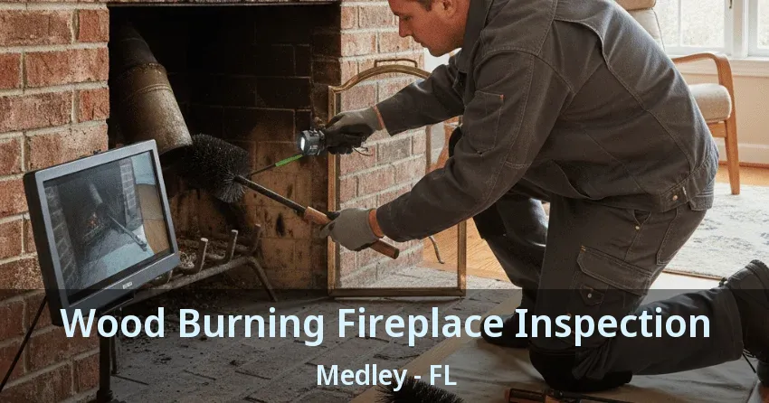 Wood Burning Fireplace Inspection Medley - FL Wood Burning Fireplace Inspection Medley - FL