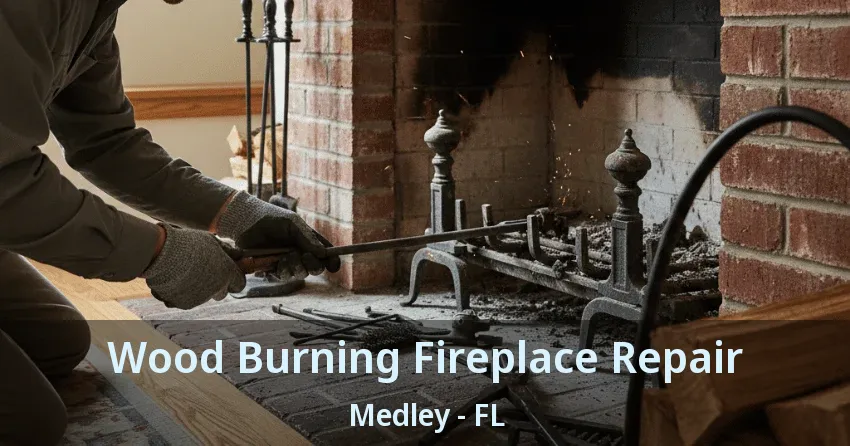 Wood Burning Fireplace Repair Medley - FL