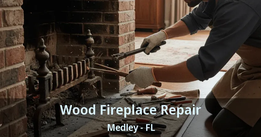 Wood Fireplace Repair Medley - FL